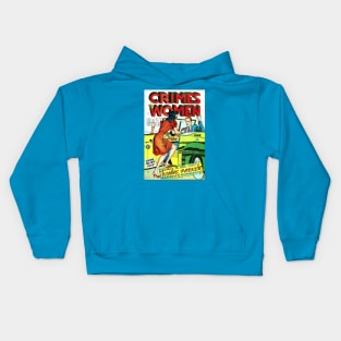 Crimes By Women (June, 1949) Kids Hoodie